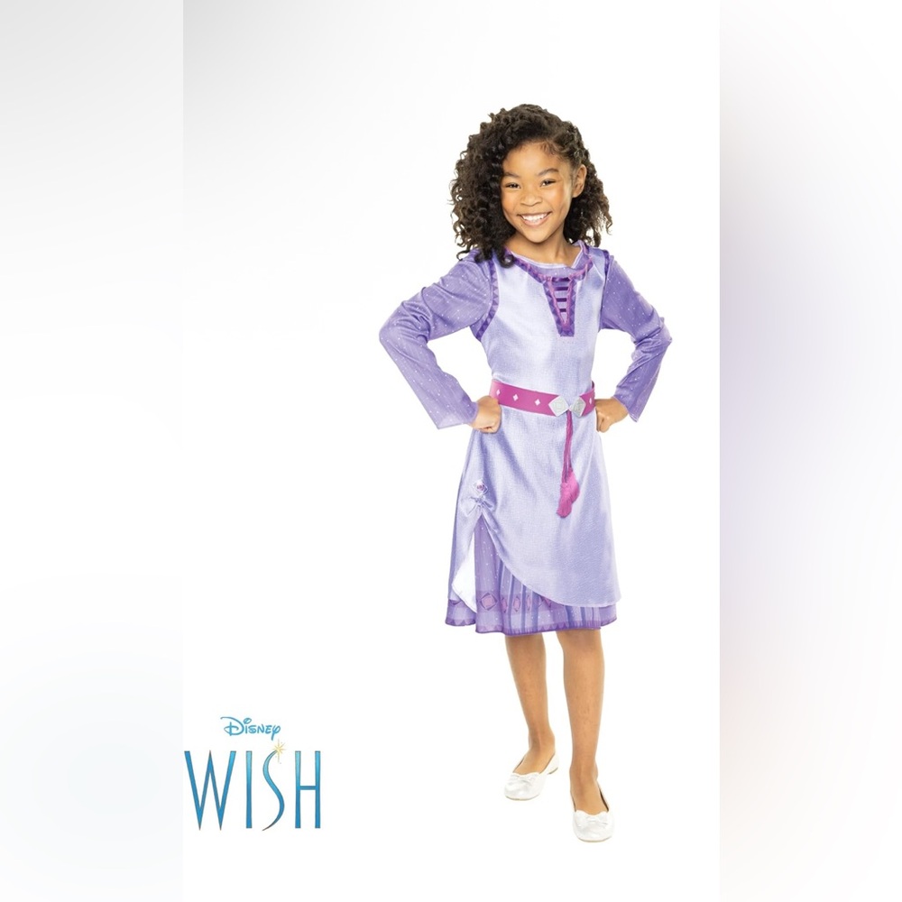 Disney Wish Asha Kids Dress Up Outfit 4-6x